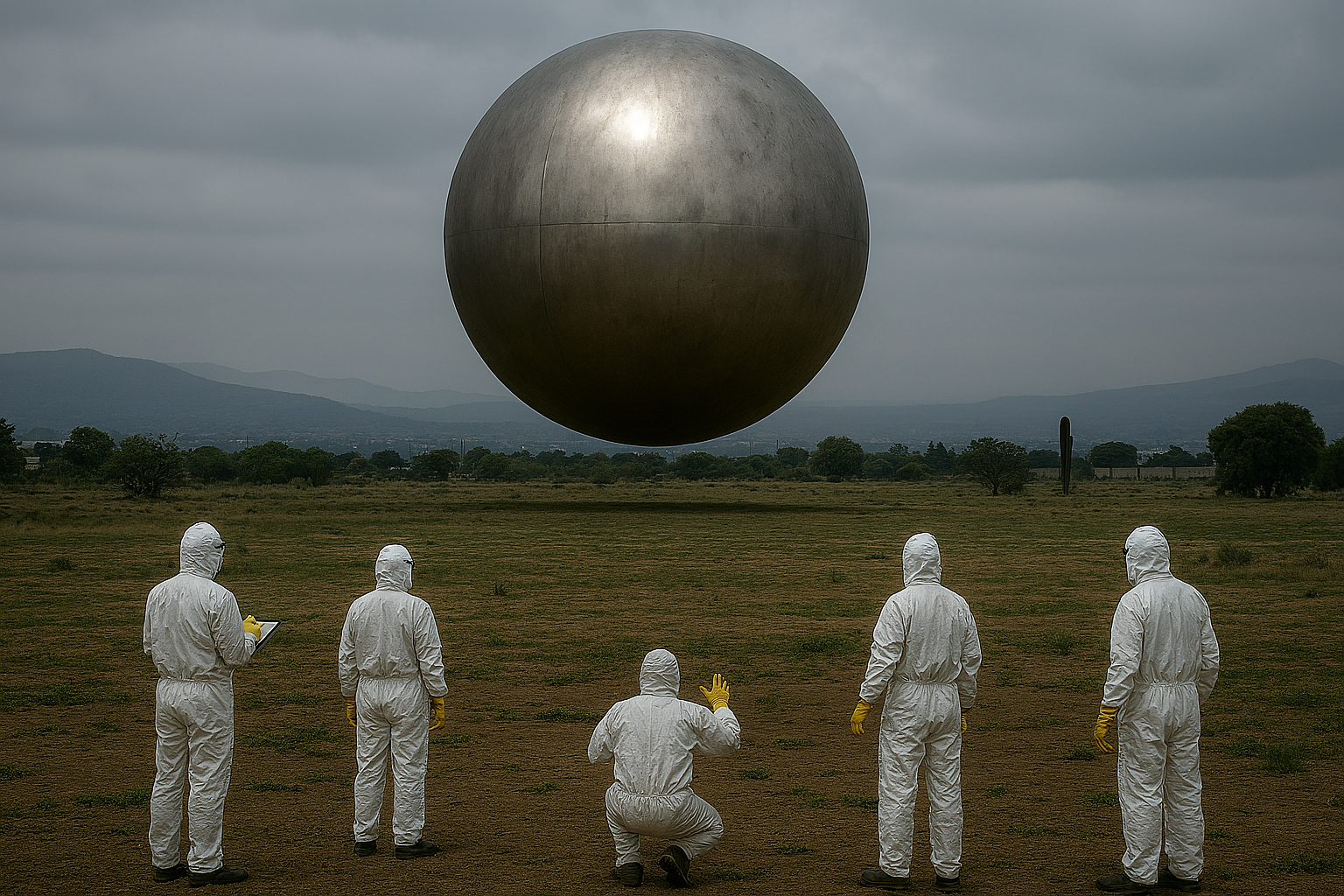 Mysterious Metal Orb Falls from the Sky in Mexico – Locals Warned It Could Be Radioactive